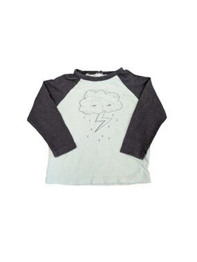 Rylee & Crew Lightning‎ Bolt Cloud Long Sleeve Shirt 3-6m